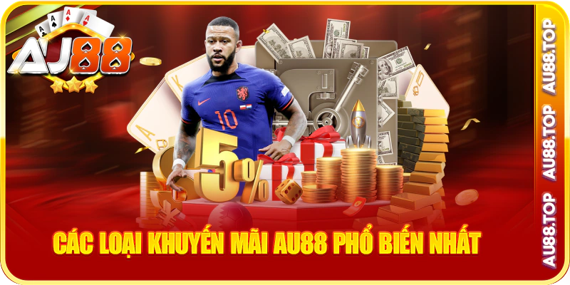 Các loại khuyến mãi tại au88 phổ biến nhất